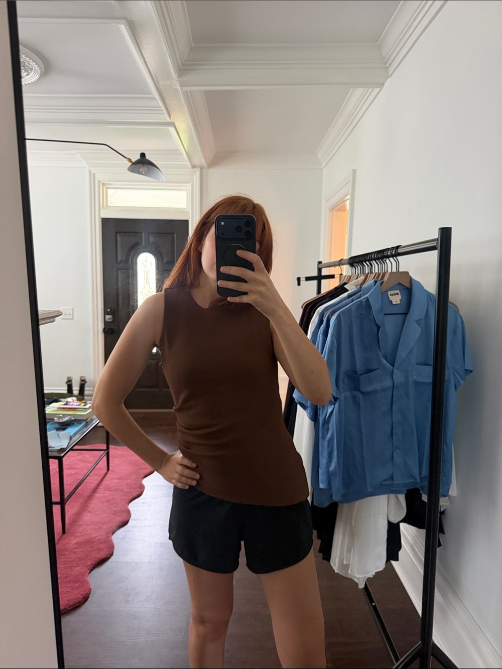 H&M Chestnut Brown Sleeveless Tank Top